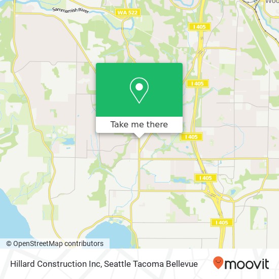 Mapa de Hillard Construction Inc