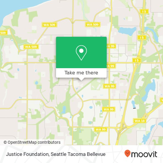 Justice Foundation map