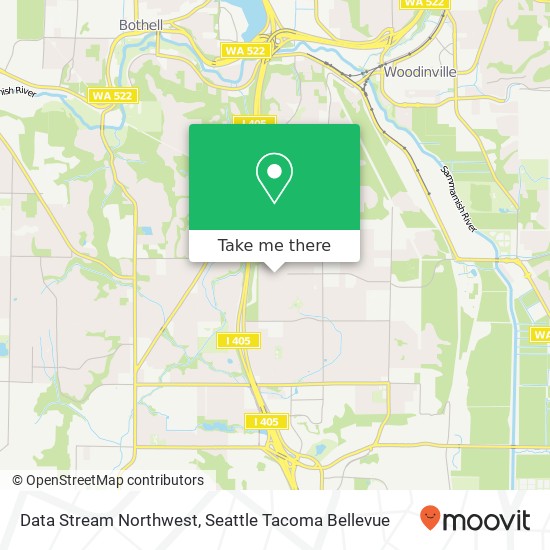Data Stream Northwest map