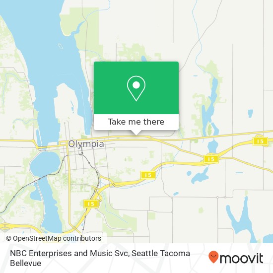 NBC Enterprises and Music Svc map