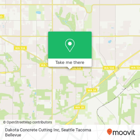 Mapa de Dakota Concrete Cutting Inc