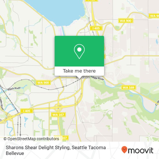 Sharons Shear Delight Styling map