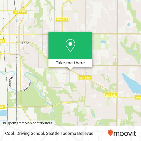 Cook Driving School map