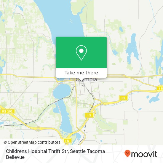 Childrens Hospital Thrift Str map