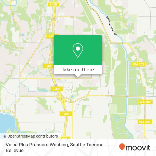 Value Plus Pressure Washing map