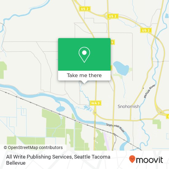 All Write Publishing Services map
