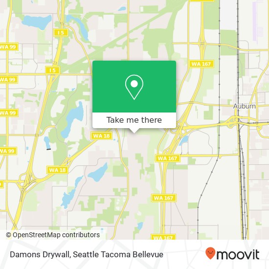 Damons Drywall map