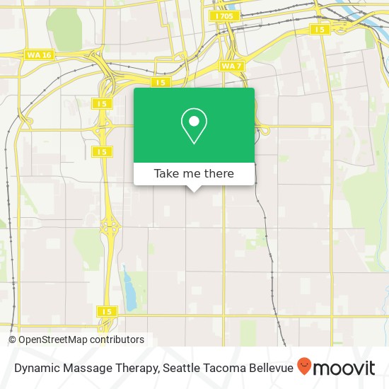 Dynamic Massage Therapy map