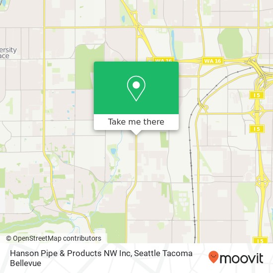 Mapa de Hanson Pipe & Products NW Inc