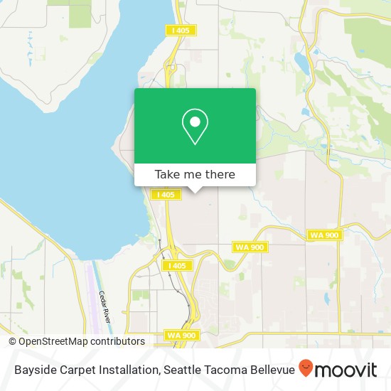 Bayside Carpet Installation map