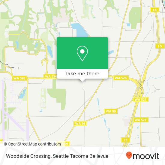 Woodside Crossing map
