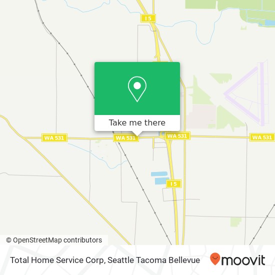 Total Home Service Corp map
