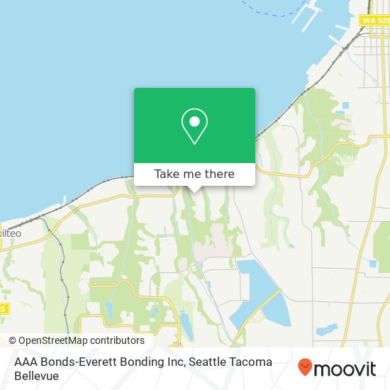Mapa de AAA Bonds-Everett Bonding Inc