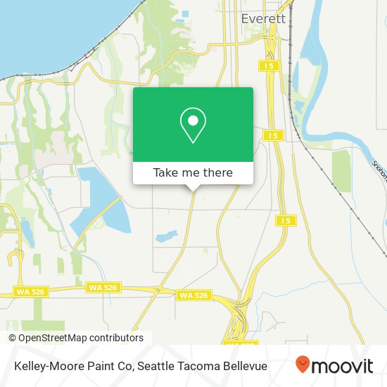 Mapa de Kelley-Moore Paint Co