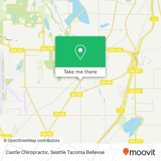 Castle Chiropractic map