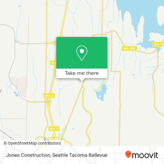 Jones Construction map