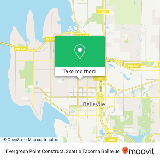 Evergreen Point Construct map