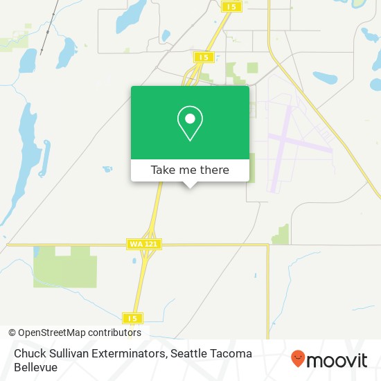 Chuck Sullivan Exterminators map