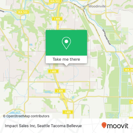 Impact Sales Inc map