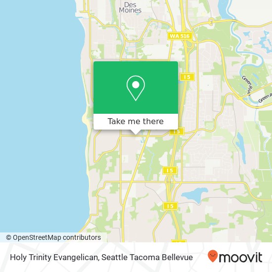 Holy Trinity Evangelican map