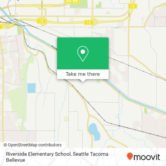 Riverside Elementary School map