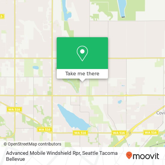 Advanced Mobile Windshield Rpr map