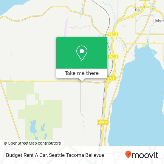 Budget Rent A Car map