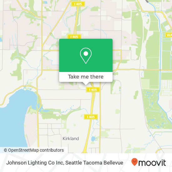 Johnson Lighting Co Inc map