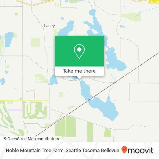 Mapa de Noble Mountain Tree Farm