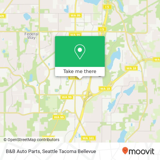 B&B Auto Parts map