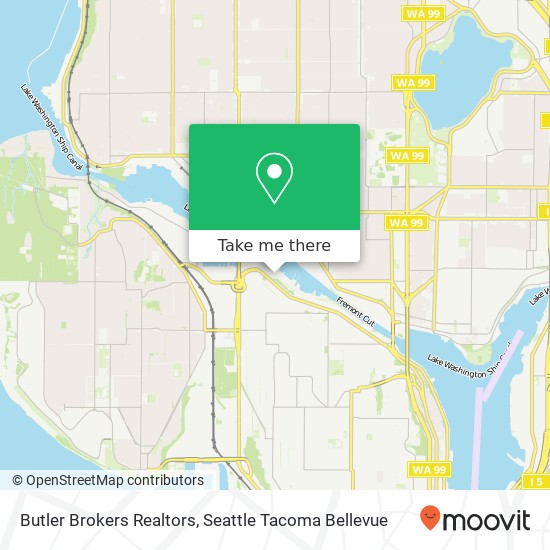 Butler Brokers Realtors map