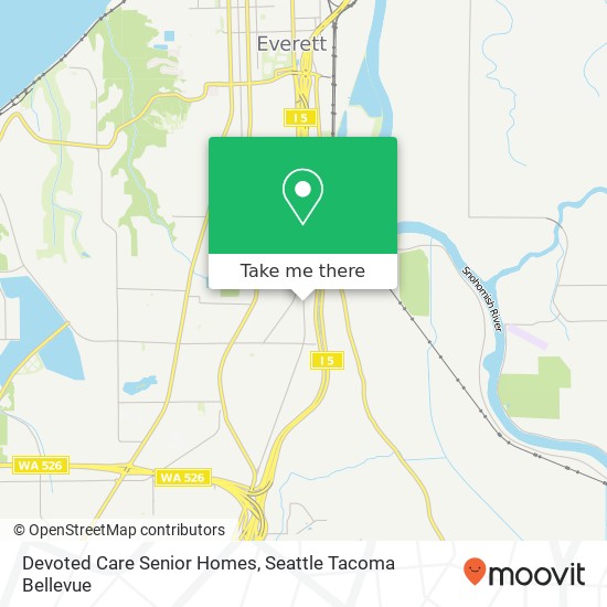 Mapa de Devoted Care Senior Homes