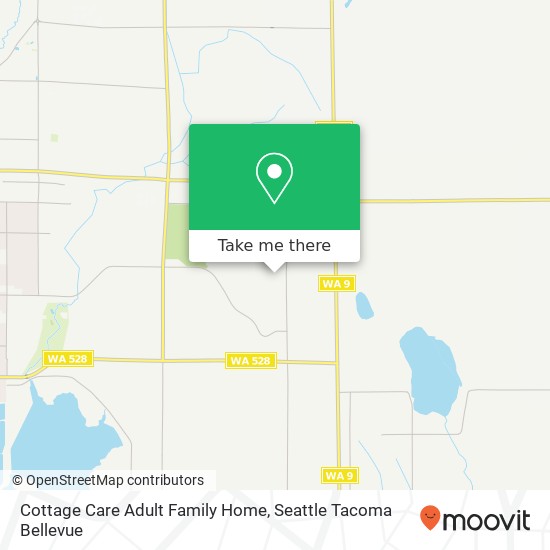 Cottage Care Adult Family Home map