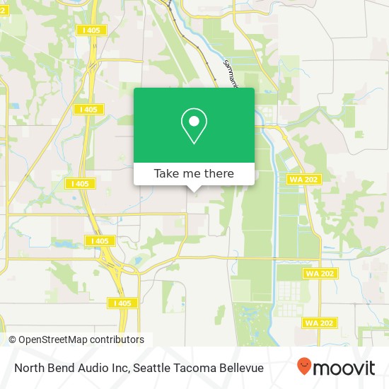 North Bend Audio Inc map