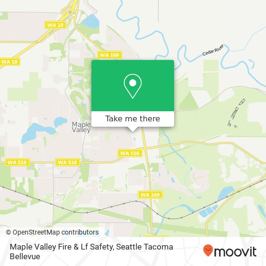 Maple Valley Fire & Lf Safety map