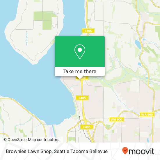 Brownies Lawn Shop map