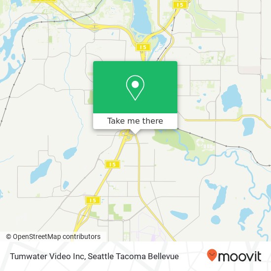 Tumwater Video Inc map