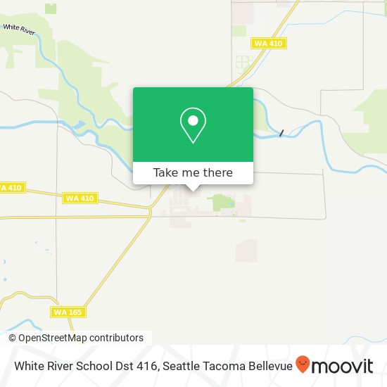 White River School Dst 416 map