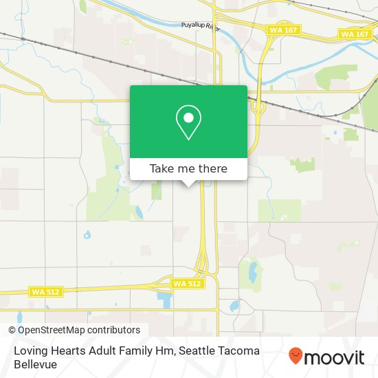 Mapa de Loving Hearts Adult Family Hm