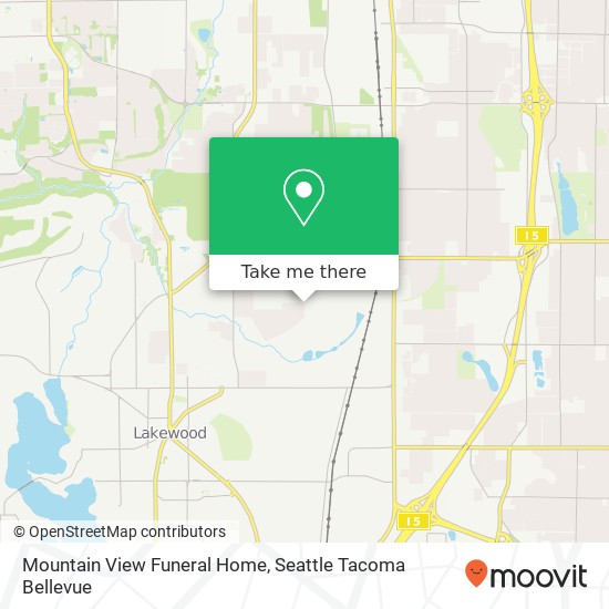 Mountain View Funeral Home map