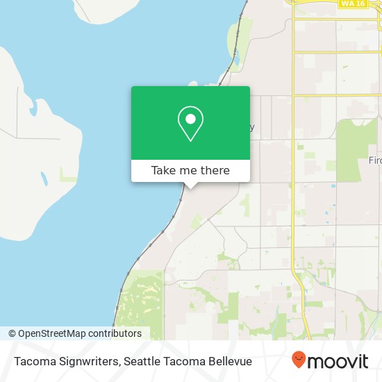 Tacoma Signwriters map
