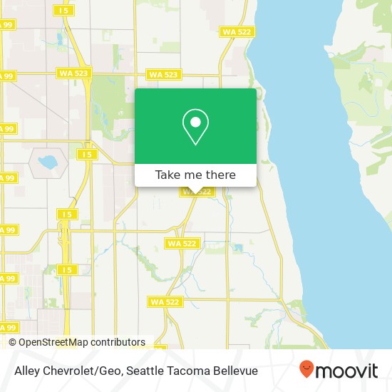 Mapa de Alley Chevrolet/Geo