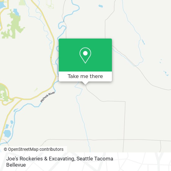 Mapa de Joe's Rockeries & Excavating