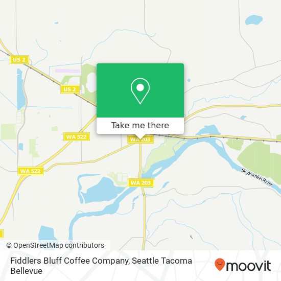 Fiddlers Bluff Coffee Company map