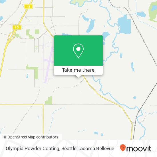 Olympia Powder Coating map