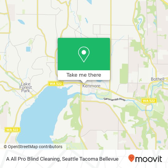 A All Pro Blind Cleaning map
