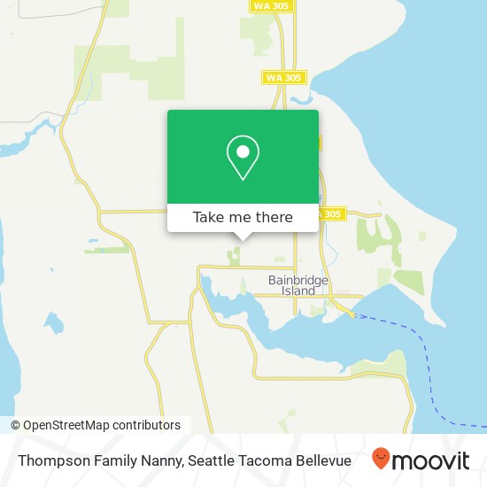 Thompson Family Nanny map