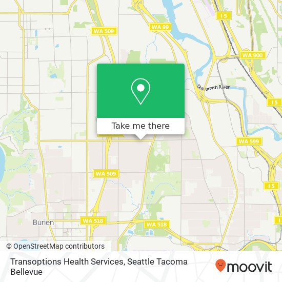 Mapa de Transoptions Health Services