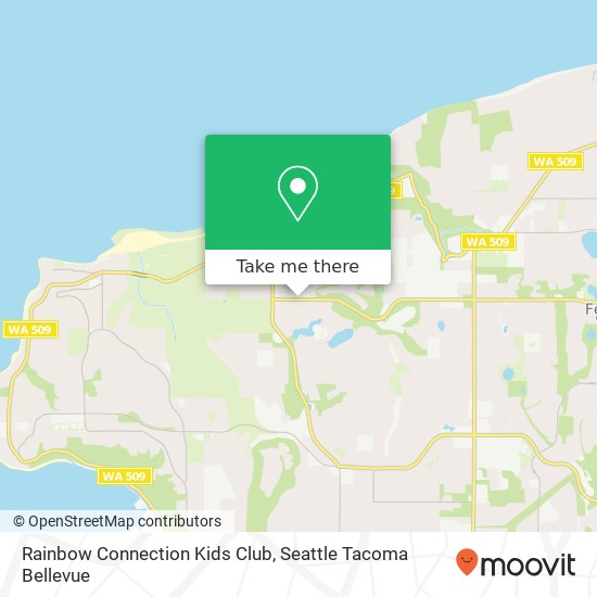 Mapa de Rainbow Connection Kids Club