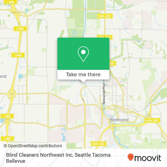Blind Cleaners Northwest Inc map